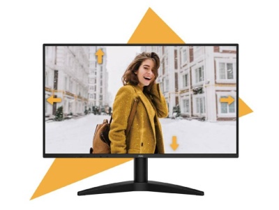 МОНИТОР 23.8" AOC 24B36H Black (IPS, 1920x1080, 120Hz, 1 ms, 178°/178°, 300 cd/m, 1500:1, +HDMI 1.4)