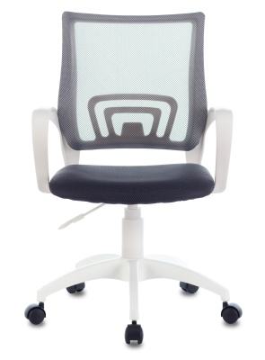 Кресло Бюрократ CH-W695NLT темно-серый TW-04 TW-12 сетка/ткань крестовина пластик пластик белый