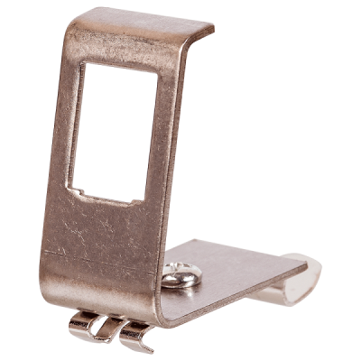 Lanmaster Рамка на DIN-рейку для установки модуля типа Keystone, металлическая (LAN-DRF-1OK-M)