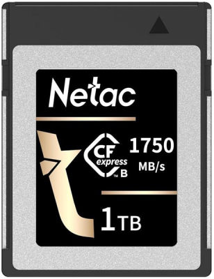 Флеш карта CFexpress 1TB Netac CF2000 <NT02CF2000-001T-S> PCIe Gen 3x2 Type B cards , up to 1750MB/1650MB/