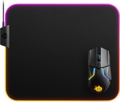 Коврик для мыши Steelseries QcK Prism Cloth Средний черный 320x270x4мм