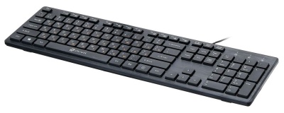 Клавиатура Оклик 500M черный USB slim Multimedia