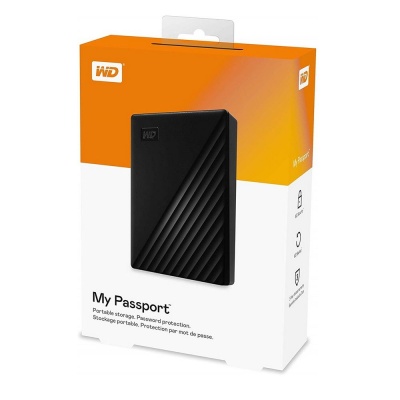 Жесткий диск WD Original USB 3.0 2Tb WDBYVG0020BBK-WESN My Passport 2.5" черный