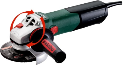 Углошлифовальная машина Metabo WEV 17-125 Quick 1700Вт 11000об/мин рез.шпин.:M14 d=125мм