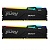16GB Kingston DDR5 5200 DIMM FURY Beast Black RGB  KF552C40BBAK2-16 kit 2*8,Non-ECC,  CL40, 1.25V, 288-pin RTL