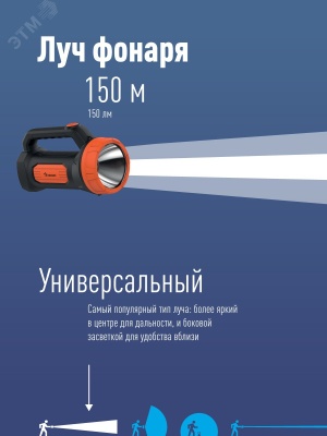 Прожектор Космос KOCACCU9103W черный/красный 3Вт лам.:светодиод.