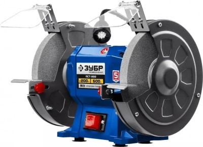 Электроточило Зубр ПСТ-200 500Вт 2950об/мин d=200мм t=20мм