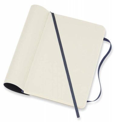 Блокнот Moleskine CLASSIC SOFT QP613B20 Pocket 90x140мм 192стр. нелинованный мягкая обложка синий сапфир