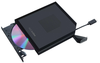 Оптический привод ASUS SDRW-08V1M-U/BLK/G/AS/P2G, dvd-rw, external, USB Type-C cable; 90DD02L0-M29000 (SDRW-08V1M-U/BLK/G/AS/P2G)