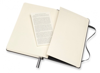 Блокнот Moleskine CLASSIC EXPENDED QP061EXP Large 130х210мм 400стр. клетка твердая обложка черный