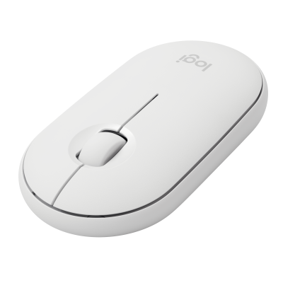 Мышь беспроводная Logitech M350 white (USB/BT, оптическая, 1000dpi) (910-005541)