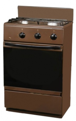 Плита Газовая Flama CG 3202 B коричневый реш.эмаль