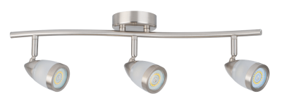 Светильник встраиваемый Сатин/Никель H077-3 Поворотный, мощность ламп до 50Вт Размер 18х13х55