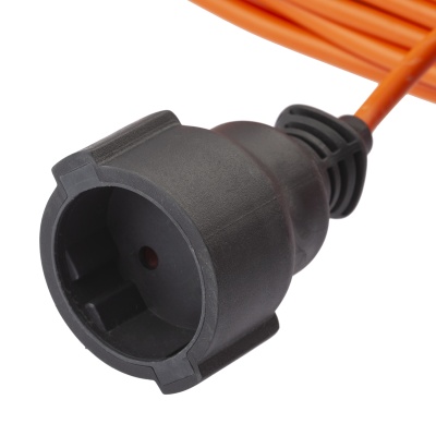 Удлинитель силовой ЭРА RMx-4es-3x2.5-50m-IP44(KG) на металлической катушке с заземлением с выключателем 4 розетки 50м КГ