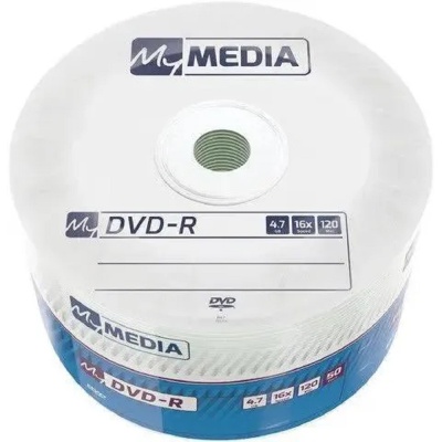 Диски MyMedia DVD-R 4.7Gb 16x Pack wrap (50шт) (69200)
