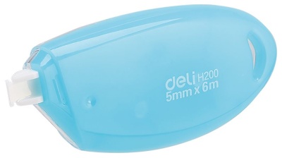 Лента коррект. Deli EH20001 6мх5мм ассорти корпус белый блистер