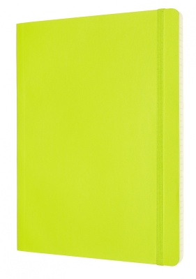 Блокнот Moleskine CLASSIC SOFT QP621C2 XLarge 190х250мм 192стр. линейка мягкая обложка лайм