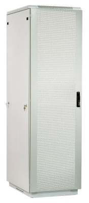 Шкаф коммутационный ЦМО (ШТК-М-42.6.6-4ААА) напольный 42U 600x620мм пер.дв.перфор. задн.дв.стал.лист 2 бок.пан. направл.под закл.гайки 550кг серый 455мм 96.3кг 180град. 2030мм