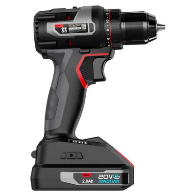 Дрель-шуруповерт аккумуляторная Deli Дрель-шуруповерт аккумуляторная Deli DE-DZ20-1D2 (2 АКБ*2Ач+ЗУ, 20В, 10мм, 50Нм, сумка)