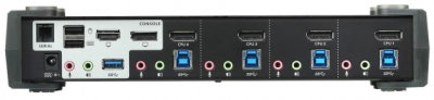 Квм переключатель ATEN 4P USB 3 4K DisplayPort MST KVMP Switch (CS1924M-AT-G)