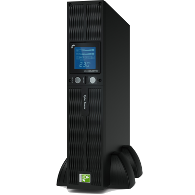 ИБП CYBERPOWER PR1000ELCDRT2UAblack (линейно-интерактивный, 1000VA, 900W, 8xC13, RJ-45/RJ-11, USB, RS-232, EPO, сухие контакты) (PR1000ELCDRT2UA)