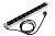 Блок розеток Rem-16 с инд., 9 Schuko, 16 A, алюм., 19", шнур 3 м (R-16-9S-I-440-3)