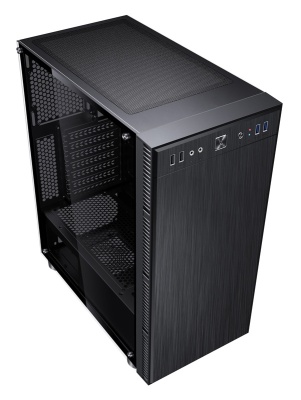 Корпус Accord 3407 черный без БП ATX 8x120mm 2xUSB2.0 1xUSB3.0 audio bott PSU