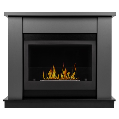 Каминокомплект:Биокамин Firelight BFP/P-3020+Canto Long графит, черный
