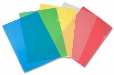 Папка-уголок Бюрократ -EE310/1YEL A4 пластик 0.15мм желтый