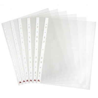 Папка-вкладыш Бюрократ СуперЛюкс -080TSLUX тисненые А4+ 80мкм (упак.:100шт)