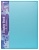 Папка с 20 прозр.вклад. Бюрократ Pastel PAST20BLUE A4 пластик 0.5мм торц.карм с бум. встав голубой