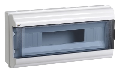 Щит распределительный IEK MKP72-N3-18-55 КМПн-18 IP55 для установки модульных устройств навесной 398мм 108мм 198мм 660B 18мод. пластик IP55 белый (упак.:1шт)