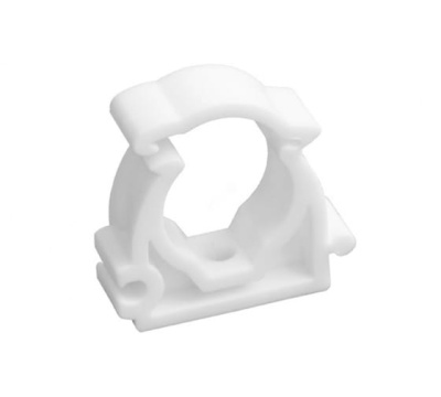 Опора 16 мм PPR, с креплением, белая