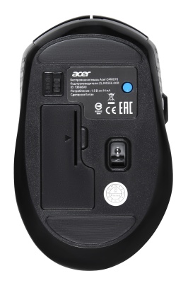 Мышь Acer OMR070 черный оптическая (1600dpi) беспроводная BT/Radio USB (6but)
