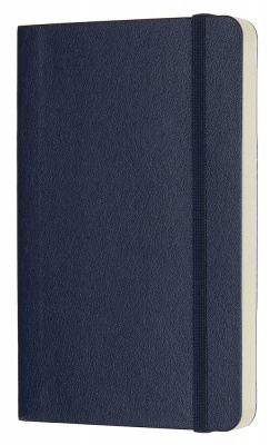 Блокнот Moleskine CLASSIC SOFT QP613B20 Pocket 90x140мм 192стр. нелинованный мягкая обложка синий сапфир