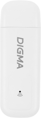 Digma Dongle WiFi DW1960WH Модем 3G/4G USB Wi-Fi Firewall +Router внешний белый