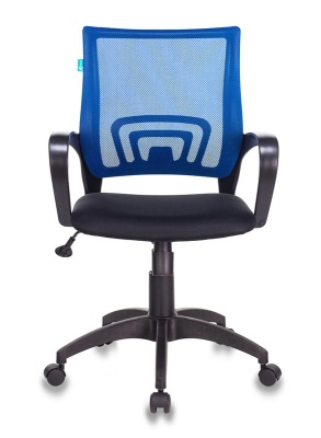 Кресло Бюрократ CH-695N синий TW-05 сиденье черный TW-11 сетка/ткань крестовина пластик
