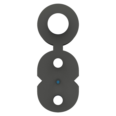 Кабель оптический Alpha Mile Flex FTTx, с дополнительным несущим элементом (проволока 1.0 мм), 1 волокно 657A1