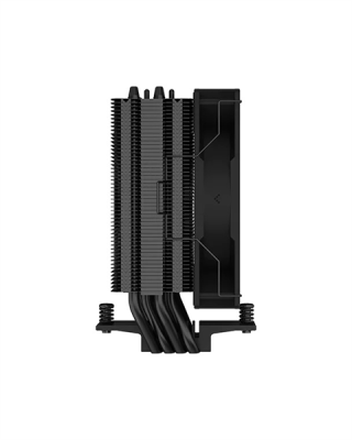 Кулер для процессора DEEPCOOL AG400 BK ARGB LGA1700/1200/115X/AM5/AM4 (18шт/кор, TDP 220W, PWM, ARGB Fan 120mm, 4 тепл. Трубки, черный) RET (AG400 BK ARGB)