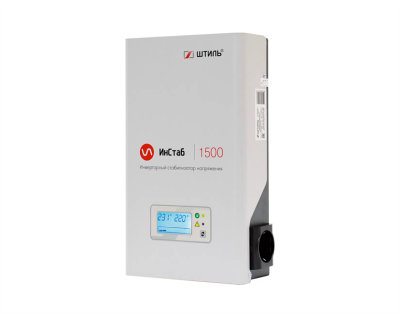 ШТИЛЬ Стабилизатора напряжения: 1500 ВА; инверторный; вх 90-310В; вых 216/224В; настенный (IS1500)
