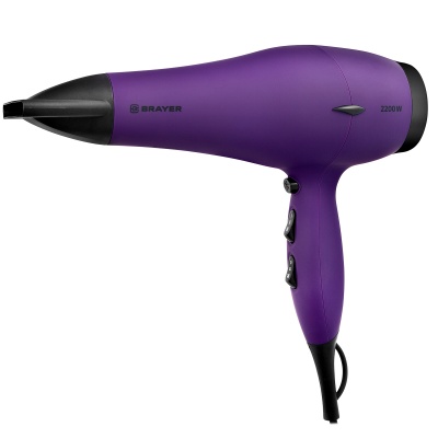 Фен BR3007 фиолетовый BRAYER