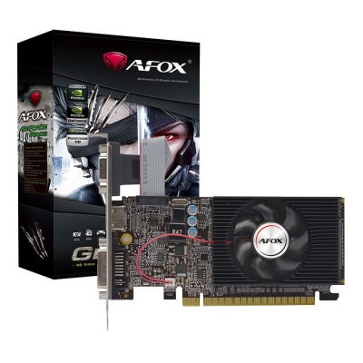 Видеокарта Afox NVIDIA GT 610 810 1024 1333 64 RTL [AF610-1024D3L7-V6]