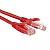Патч-корд TWT UTP кат.5e, с заливными колпачками, 0.3 м, красный (TWT-45-45-0.3-RD)