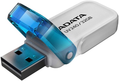 Флеш Диск A-Data 32Gb UV240 AUV240-32G-RWH USB2.0 белый