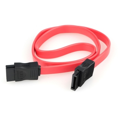 Кабель интерфейсный SATA Cablexpert CC-SATA-DATA-N, Sata3 7pin / 7pin, медн.проводник, 50см, пакет