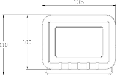ЭРА Б0043589 Прожектор светодиодный LPR-061-0-65K-020 20Вт 1900Лм 6500К 135x100x28