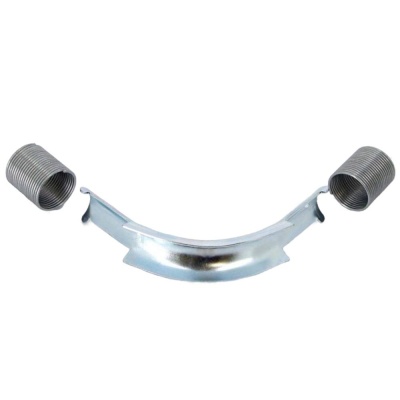 Фиксатор поворота трубы REHAU 25/90гр с кольцами, оцинк. сталь