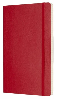 Блокнот Moleskine CLASSIC SOFT QP617F2 Large 130х210мм 192стр. клетка мягкая обложка красный