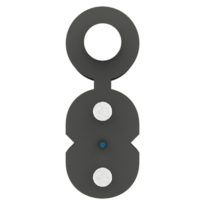 Кабель оптический Alpha Mile Flex FTTx, с дополнительным несущим элементом (проволока 1.0 мм), 1 волокно