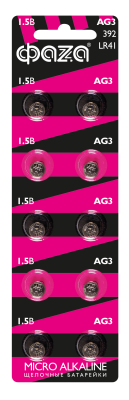 Элемент питания AG 3 LR 41 BL-10
